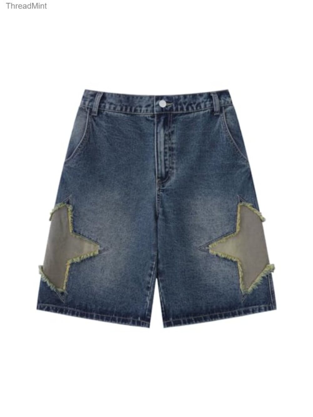 Y2K Denim Shorts Unisex Baggy Jorts Grunge Streetwear